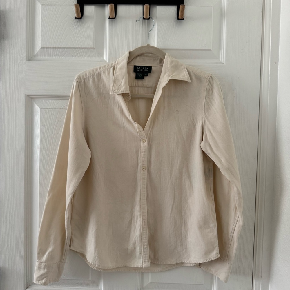 Ralph Lauren Off-White Cotton Shirt